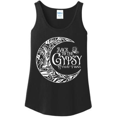 Back To The Gypsy That I Was Ladies Essential Tank