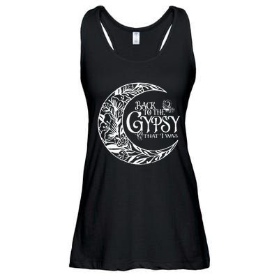 Back To The Gypsy That I Was Ladies Essential Flowy Tank