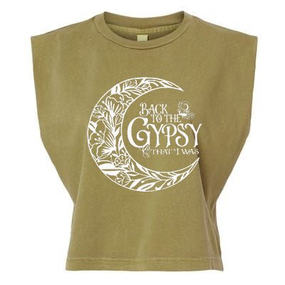 Back To The Gypsy That I Was Garment-Dyed Women's Muscle Tee