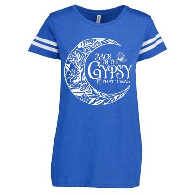 Back To The Gypsy That I Was Enza Ladies Jersey Football T-Shirt