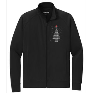 Beer Tree Ugly Christmas Stretch Full-Zip Cadet Jacket