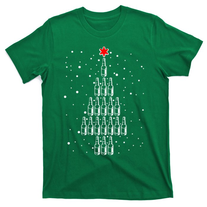 Beer Tree Ugly Christmas T-Shirt