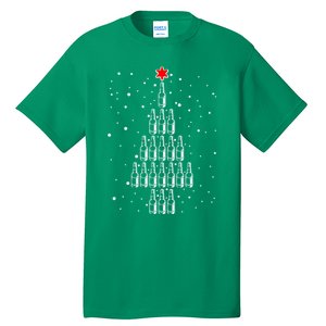 Beer Tree Ugly Christmas Tall T-Shirt