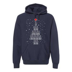 Beer Tree Ugly Christmas Premium Hoodie