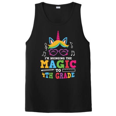 Bringing The Unicorn Magic To Fourth Grade Cute 4Th Grade Gift PosiCharge Competitor Tank