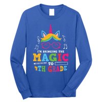 Bringing The Unicorn Magic To Fourth Grade Cute 4Th Grade Gift Long Sleeve Shirt