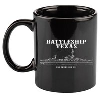 Battleship Texas Uss Texas 11oz C Handle Ceramic Mug