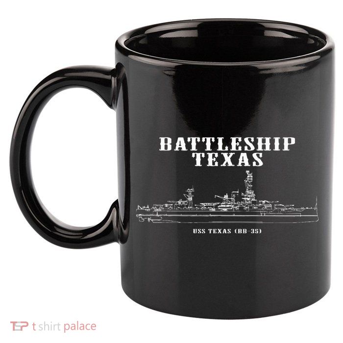 Battleship Texas Uss Texas 11oz C Handle Ceramic Mug