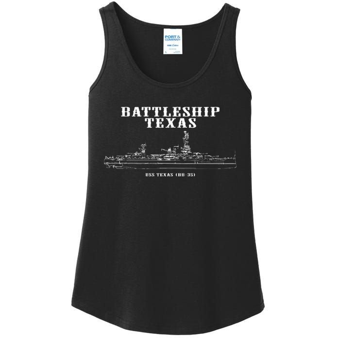 Battleship Texas Uss Texas Ladies Essential Tank