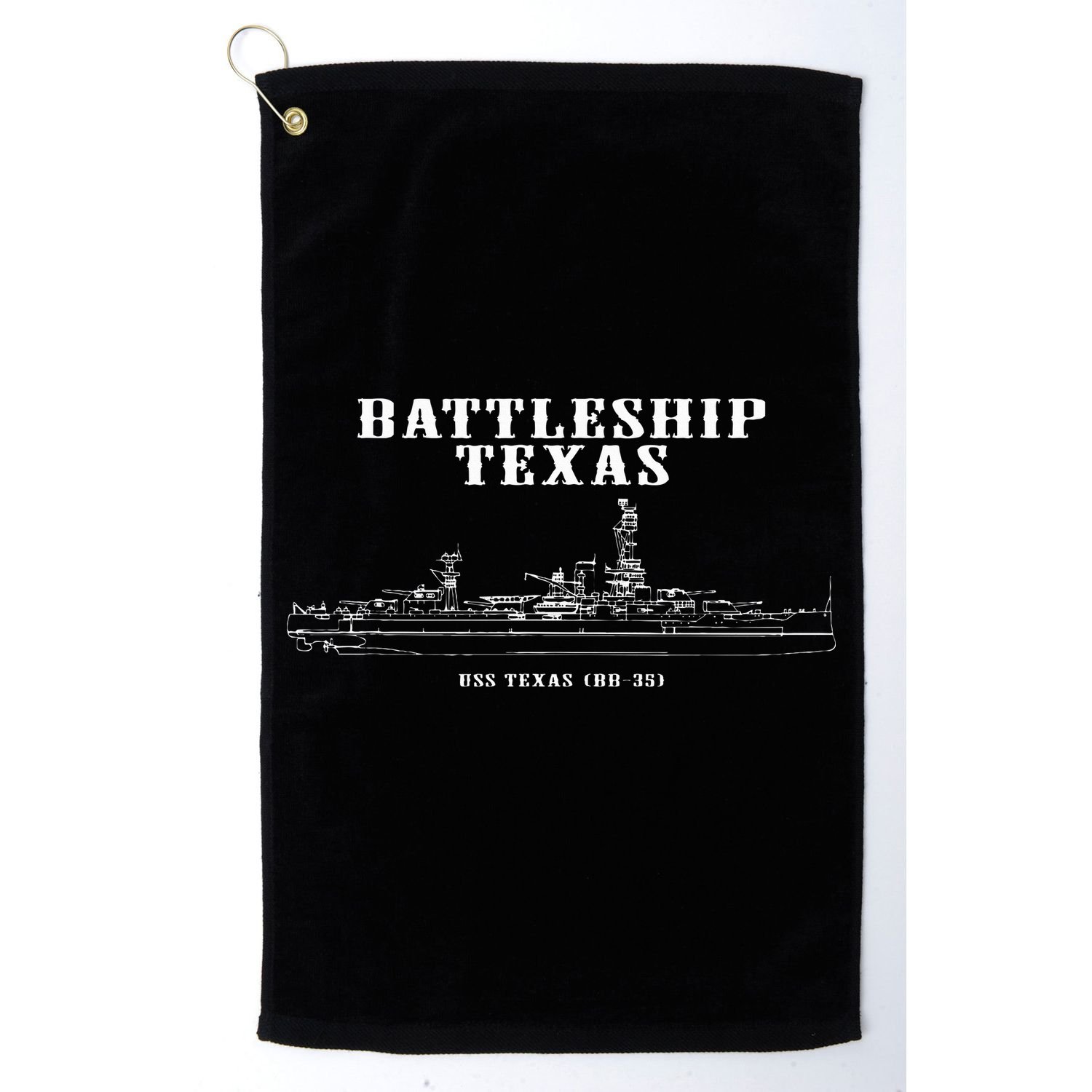 Battleship Texas Uss Texas Golf Towel