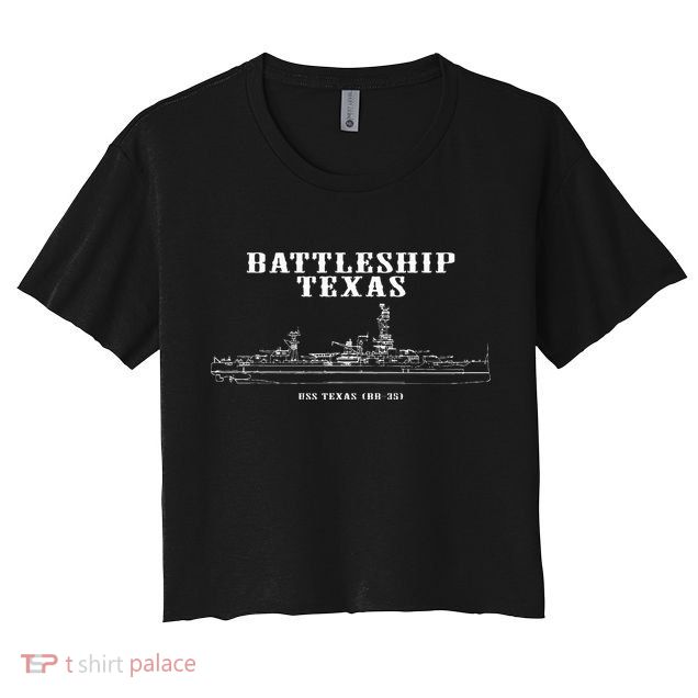 Battleship Texas Uss Texas Crop Top