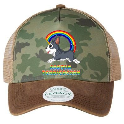 Boston Terrier Unicorn Legacy Tie Dye Trucker Hat