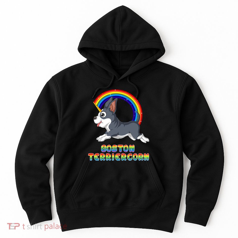 Boston Terrier Unicorn Hoodie