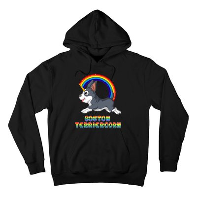 Boston Terrier Unicorn Hoodie