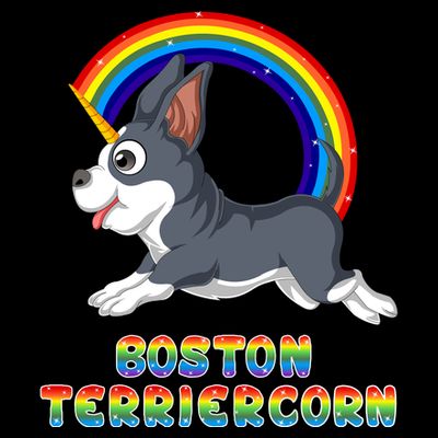 Boston Terrier Unicorn T-Shirt
