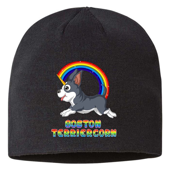 Boston Terrier Unicorn Sustainable Beanie