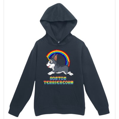 Boston Terrier Unicorn Urban Pullover Hoodie