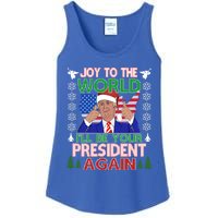 Best Trump Ugly Christmas President 2024 Republican Gift Ladies Essential Tank