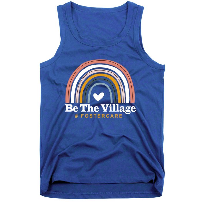 Be The Village Rainbow Foster Care Foster Adoption Day Gift Tank Top