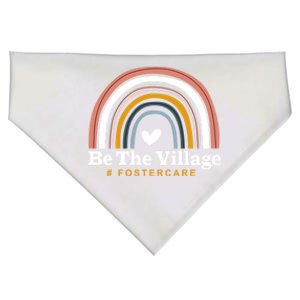 Be The Village Rainbow Foster Care Foster Adoption Day Gift USA-Made Doggie Bandana