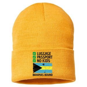 Bahamian Travel Vacation Outfit To Bahamas Sustainable Knit Beanie