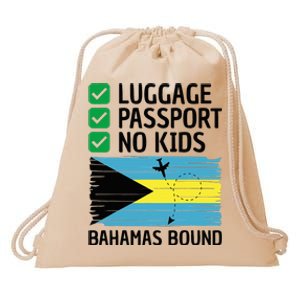 Bahamian Travel Vacation Outfit To Bahamas Drawstring Bag