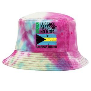 Bahamian Travel Vacation Outfit To Bahamas Tie-Dyed Bucket Hat