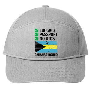 Bahamian Travel Vacation Outfit To Bahamas 7-Panel Snapback Hat