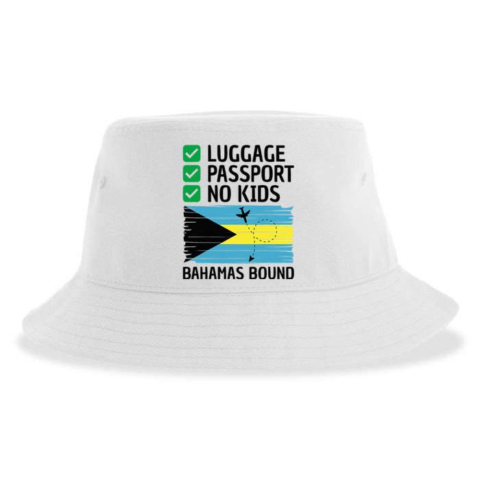 Bahamian Travel Vacation Outfit To Bahamas Sustainable Bucket Hat