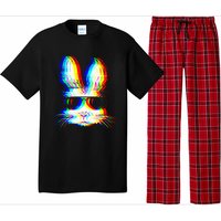 Bunny Trippy Vaporwave Easter Techno Rave Edm Music Party Pajama Set