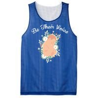 Be Their Voice Support Freedom Prolife Antiabortion Funny Gift Mesh Reversible Basketball Jersey Tank