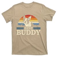 Boston Terrier Vintage Best Buddy Funny Dog Lover Gift T-Shirt