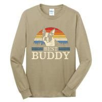 Boston Terrier Vintage Best Buddy Funny Dog Lover Gift Tall Long Sleeve T-Shirt