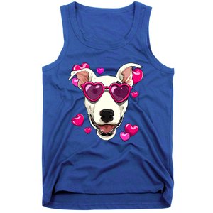 Bull Terrier Valentines Day Heart Dog Lover Gift Tank Top