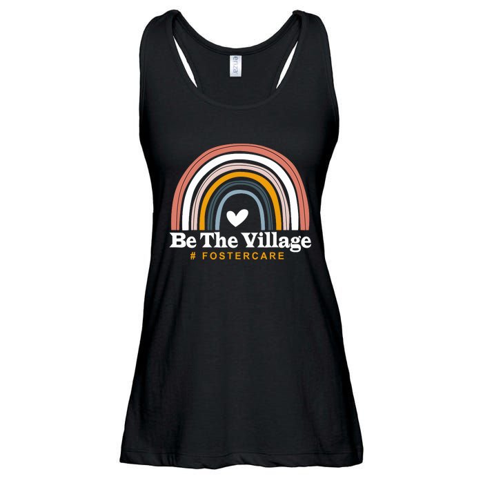 Be The Village Rainbow Foster Care Foster Adoption Day Ladies Essential Flowy Tank