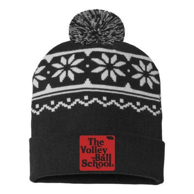 Bbbprinting The Volleyball School Nebraska USA-Made Snowflake Beanie