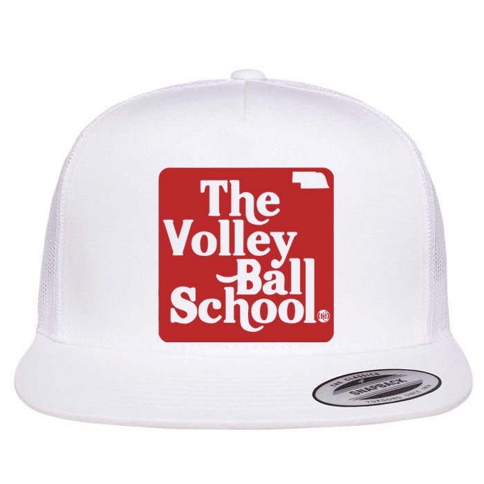 Bbbprinting The Volleyball School Nebraska Flat Bill Trucker Hat