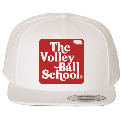 Bbbprinting The Volleyball School Nebraska Wool Snapback Cap