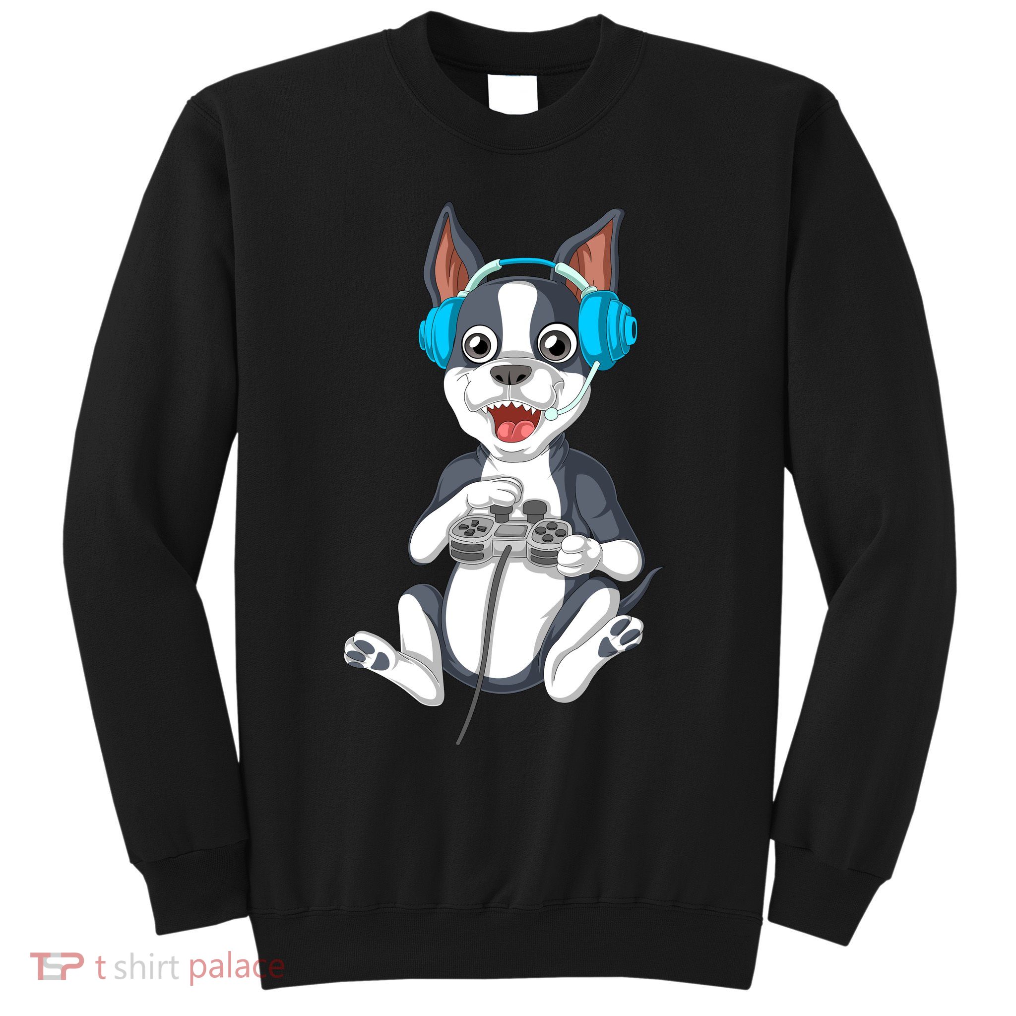 Boston Terrier Video Gamer Sweatshirt