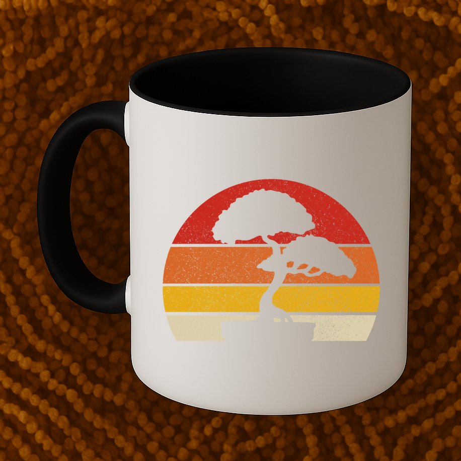 Bonsai Tree Vintage Japanese Zen Bonsai Master Gift Gift Mug