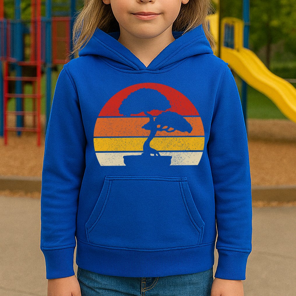 Bonsai Tree Vintage Japanese Zen Bonsai Master Gift Gift Kids Hoodie