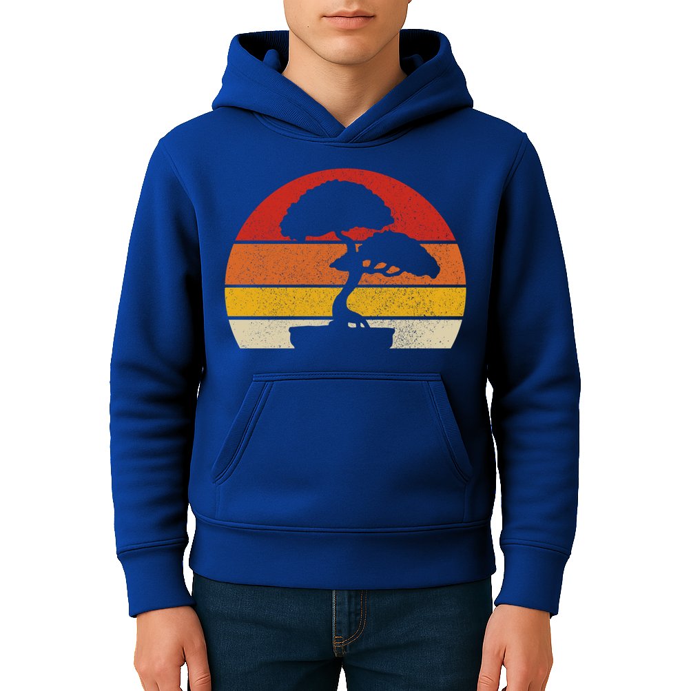 Bonsai Tree Vintage Japanese Zen Bonsai Master Gift Gift Kids Hoodie