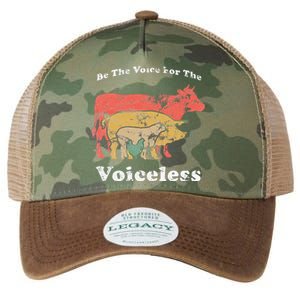 Be The Voice For The Voiceless Animal Welfare Vegan Gift Legacy Tie Dye Trucker Hat