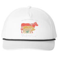 Be The Voice For The Voiceless Animal Welfare Vegan Gift Snapback Five-Panel Rope Hat