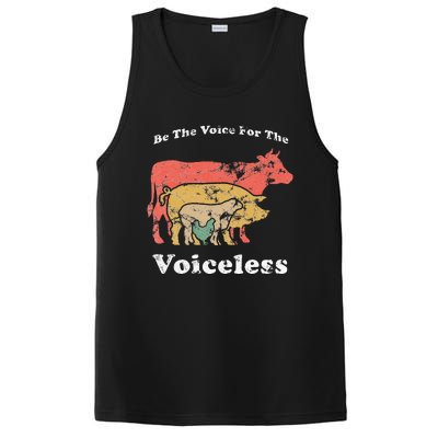 Be The Voice For The Voiceless Animal Welfare Vegan Gift PosiCharge Competitor Tank