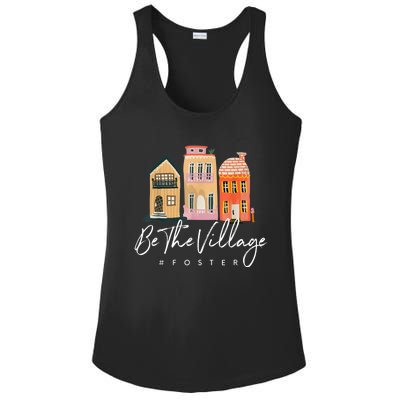 Be the Village Foster Mama Foster Care Adoption day mothers Ladies PosiCharge Competitor Racerback Tank