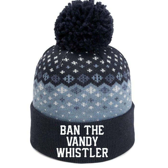 Ban The Vandy Whistler The Baniff Cuffed Pom Beanie