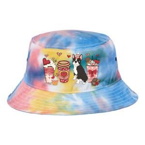 Boston Terrier Valentines Day Dog Mom Coffee Lovers Gift Tie Dye Newport Bucket Hat