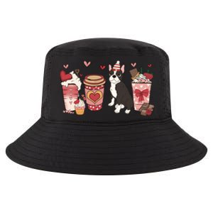 Boston Terrier Valentines Day Dog Mom Coffee Lovers Gift Cool Comfort Performance Bucket Hat