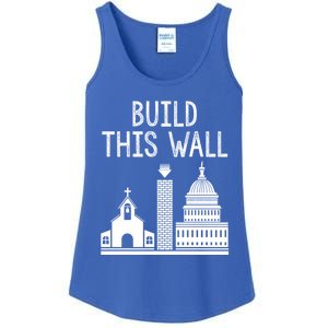 Build This Wall Separation Of Church And State Usa Gift Ladies Essential Tank